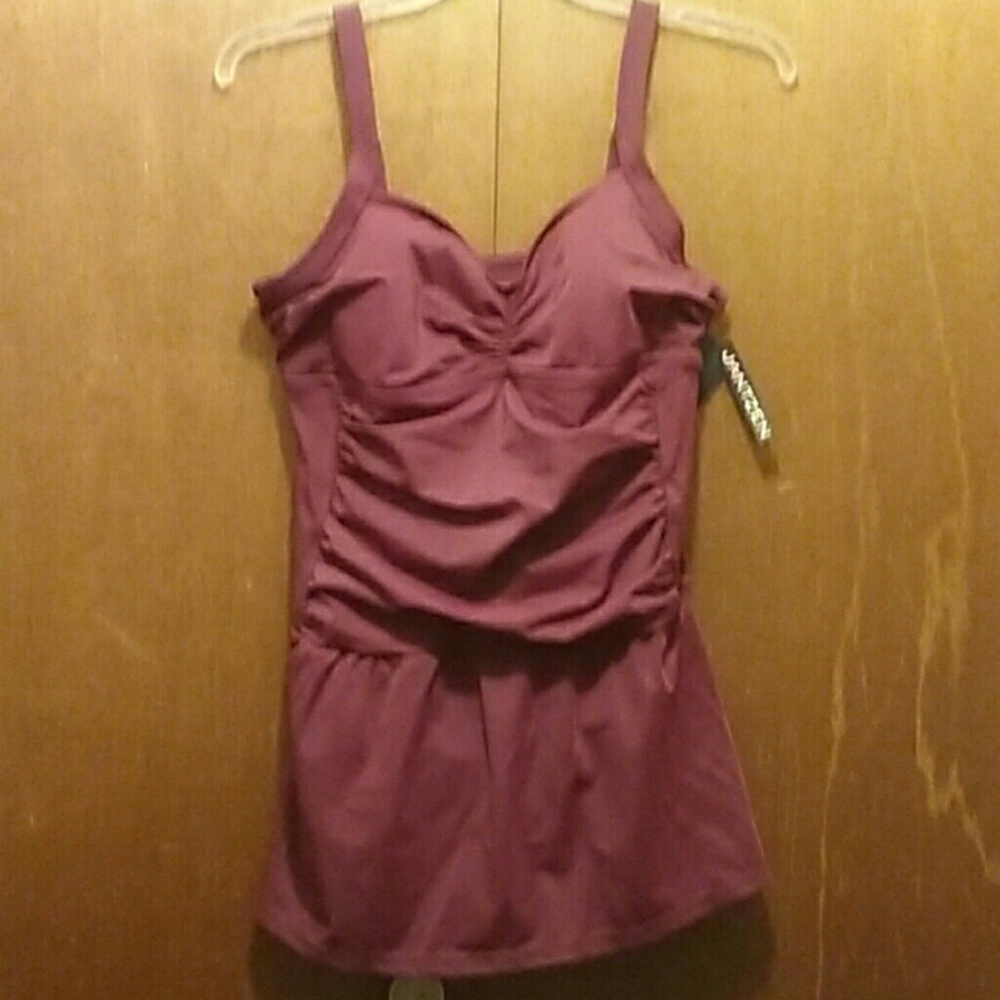Maroon Swimdress